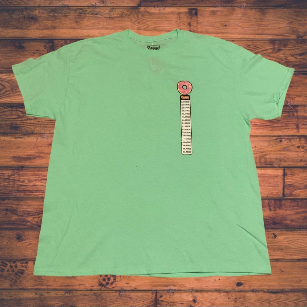Cute Spencer’s Donut Embroidered Shirt Funny The Simpsons Homer Urban Outfitters